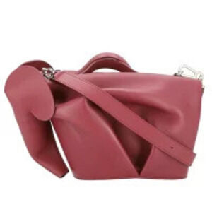 Loewe Elephant bag grained leather Pink